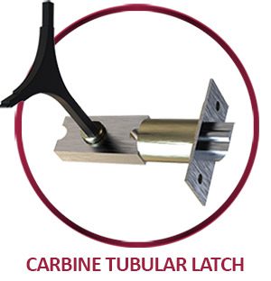 Carbine tubular lock splash