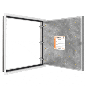 Trafalgar FyreSHIELD Plus Fire Rated Access Panel for Ceilings Open