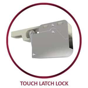 Trafalgar Access Panel Touch Latch Lock