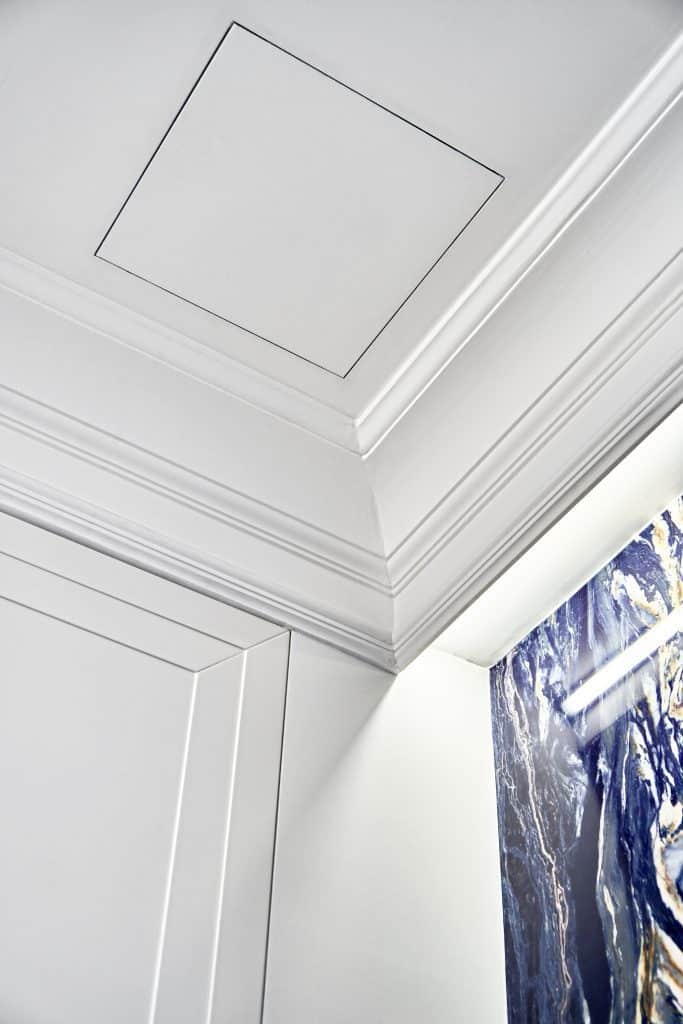 elegant ceiling hatch metal panel